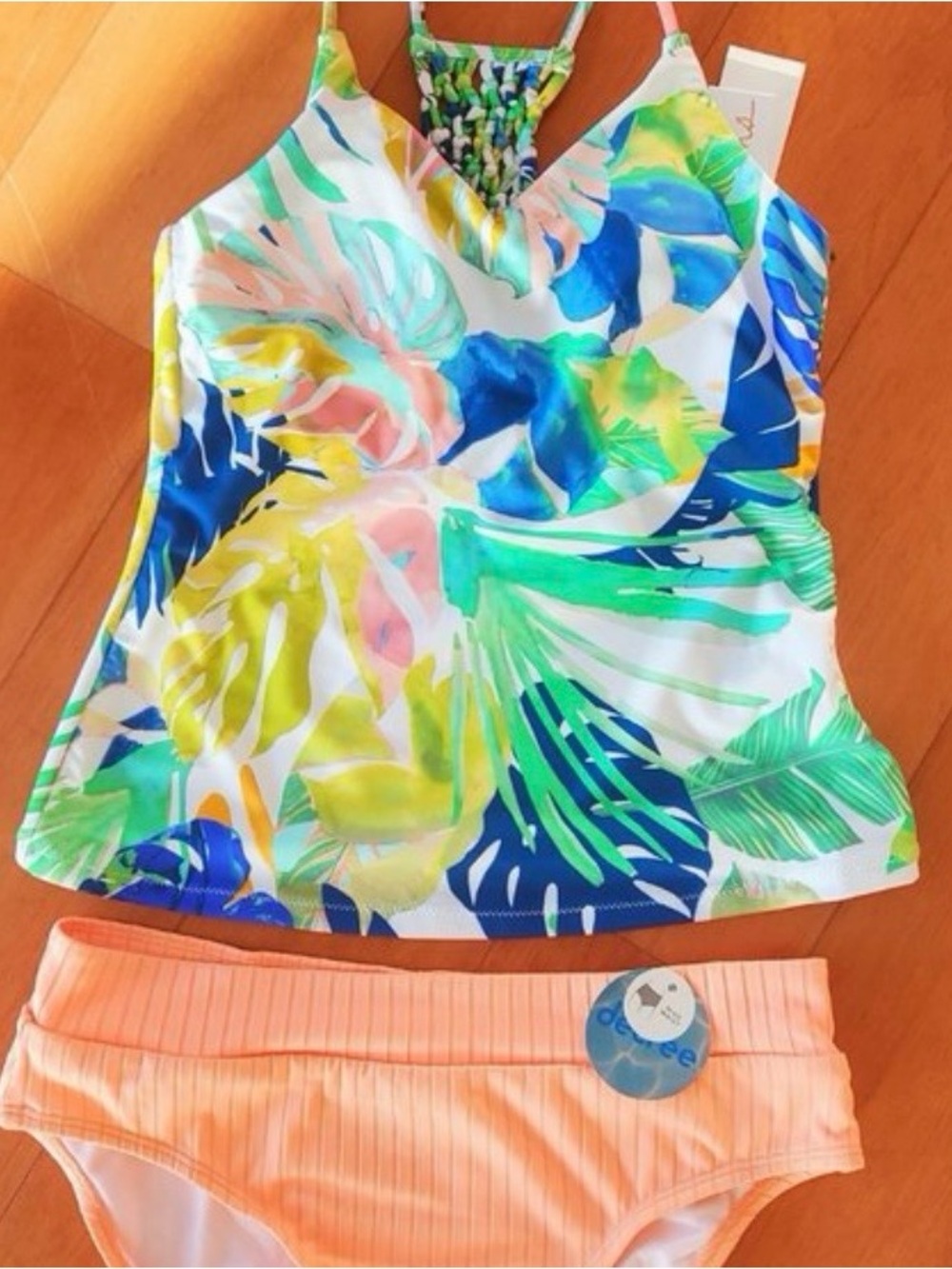 Tropical Tankini Set, S/M